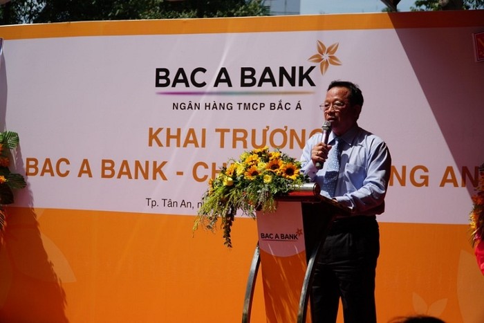 Ông Đào Văn Nghiệp, Giám đốc Ngân hàng Nhà nước Chi nhánh tỉnh Long An phát biểu chỉ đạo.