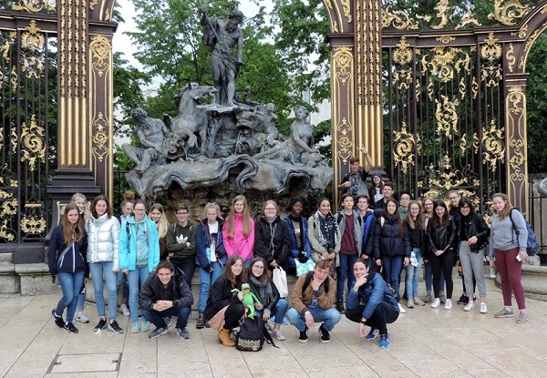 Học sinh của ESS sang trao đổi tại Nancy, Cộng hoà Pháp.