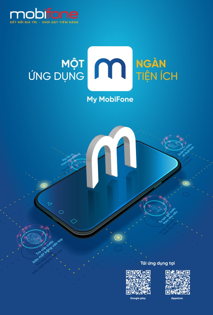 MobiFone đã ra mắt phiên bản mới nhất của ứng dụng My MobiFone trên cả hai nền tảng Apple App Store và Google Play.
