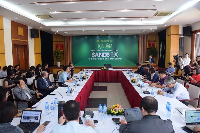 Tọa đàm &quot;Thúc đẩy triển khai cơ chế Sandbox trong kinh tế chia sẻ tại Việt Nam&quot;.
