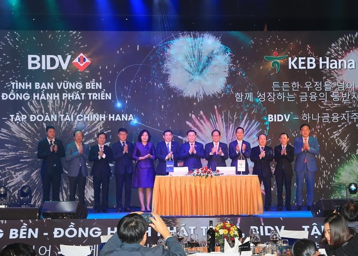 Chúc mừng thành công Lễ ký kết giữa IDV và KEB Hana Bank.