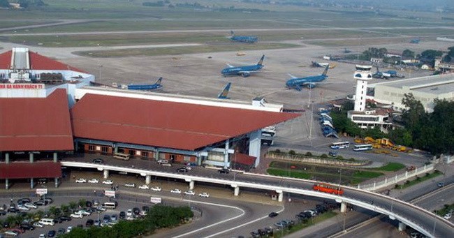 Cảng hàng không quốc tế Nội Bài (Ảnh: baogiaothong.vn).