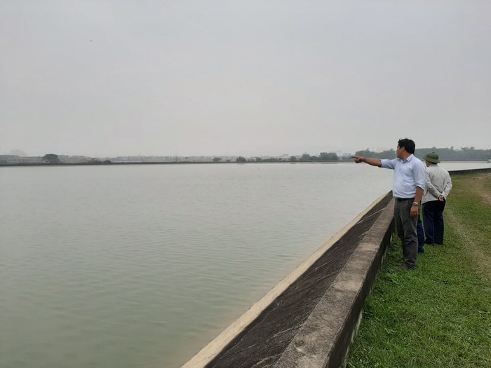 Hệ thống hồ chứa nước của Công ty nước Thanh Hóa.