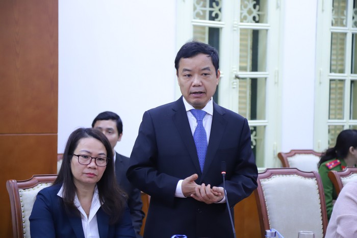 Ông Nguyễn Văn Phước – Giám đốc Công ty First News Trí Việt phát biểu tại sự kiện.