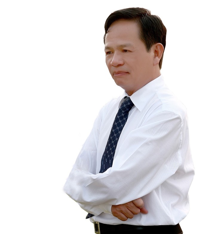 Doanh nhân Đào Hồng Tuyển, tác giả của nhiều công trình cải tạo đất ven biển.