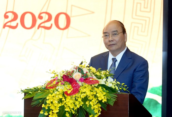 Thủ tướng Nguyễn Xuân Phúc dự Hội nghị tổng kết năm 2019, triển khai nhiệm vụ năm 2020 của Bộ Thông tin và Truyền thông.