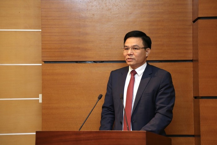 Tổng giám đốc Petrovietnam Lê Mạnh Hùng phát biểu.