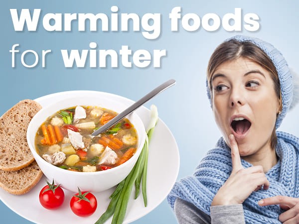 Thực phẩm đóng vai trò quan trọng trong việc giữ cho cơ thể khỏe mạnh trong mùa đông (Ảnh: theo boldsky).