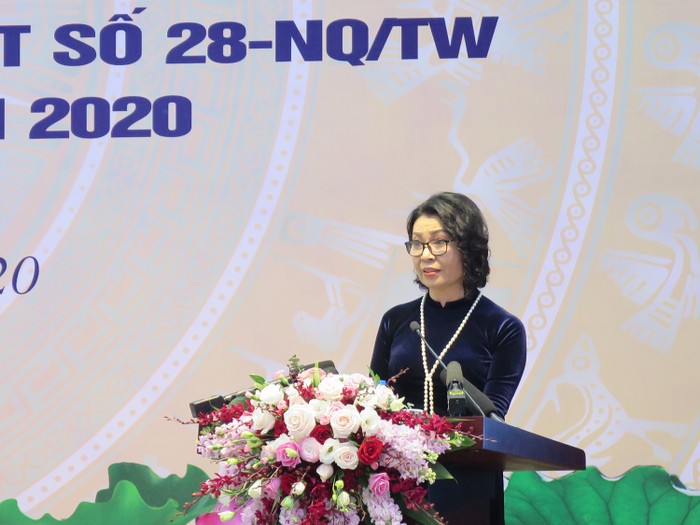 Thứ trưởng, Tổng Giám đốc bảo hiểm xã hội Việt Nam Nguyễn Thị Minh khẳng định, bảo hiểm xã hội Việt Nam sẽ tiếp tục phát triển ngành theo hướng hiện đại, chuyên nghiệp, vì sự hài lòng của nhân dân.