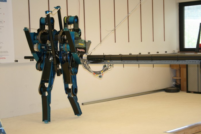 Robot Mabel, 6.8 mph: Với tốc độ tối đa 6,8 mph, Mabel được coi là robot có hai chân và đầu gối nhanh nhất thế giới. Giống như con người, robot này có thân mình nặng hơn với hai chân nhẹ và linh hoạt được gắn các lò xo. Do đó, Mabel có dáng khá giống người. Mabel được Jonathan Hurst, đang theo học tiến sĩ tại Viện Robot thuộc Đại học Carnegie Mellon chế tạo năm 2008. Sau đó, giáo sư Jessy Grizzle và các nghiên cứu sinh là của trường University of Michigan's Control Systems Lab đã dành nhiều năm để huấn luyện Mabel. Robot này cũng được tài trợ bởi DARPA cùng với Quỹ Khoa học Quốc gia Hoa Kỳ.