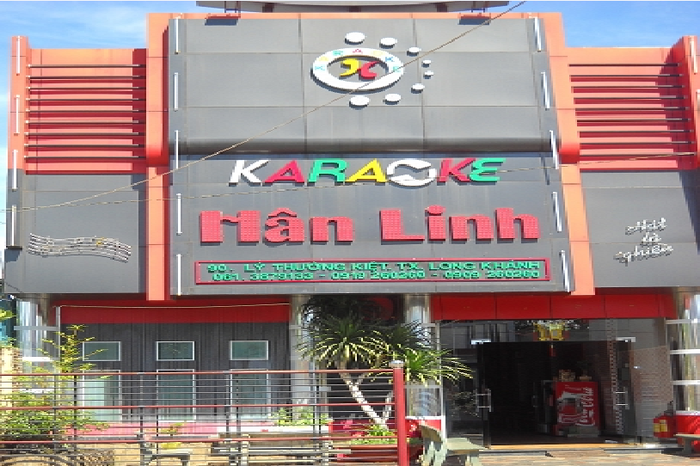Quán karaoke Hân Linh - thị xã Long Khánh, nơi nhiều nhân chứng tường thuật lại cảnh xô xát giữa ông Tr. và đại úy Vinh