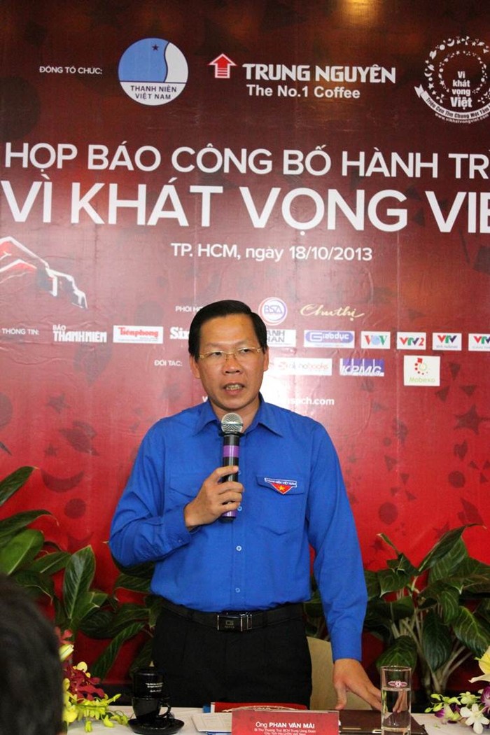 Anh Phan Văn Mãi: "Hãy chung tay vì một Việt Nam hùng mạnh và ảnh hưởng”.