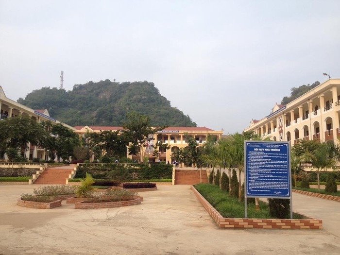 Quang cảnh Trường Trung học phổ thông Cò Nòi, huyện Mai Sơn, tỉnh Sơn La. (Ảnh: website nhà trường).