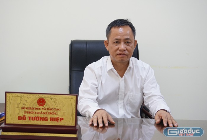 Tiến sĩ Đỗ Tường Hiệp – Phó Giám đốc Sở Giáo dục và Đào tạo tỉnh Đắk Lắk. (Ảnh: PM).