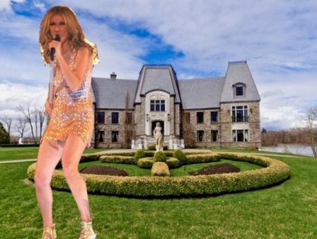 Celine Dion sở hữu đảo cách Montreal 15 phút đường đi. Trên đảo có lâu đài kiểu Pháp giá 29,3 triệu USD