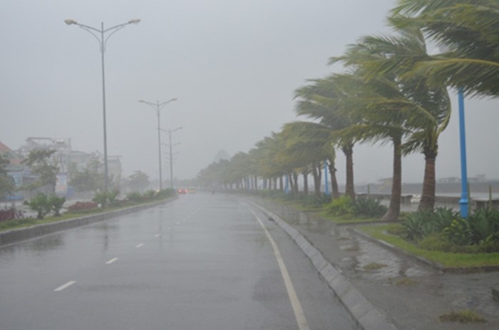 9h00 sáng nay, bão số 5 đổ bộ vào bờ biển Quảng Ninh