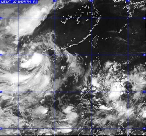 Bão số 6 đã suy yếu thành áp thấp nhiệt đới.