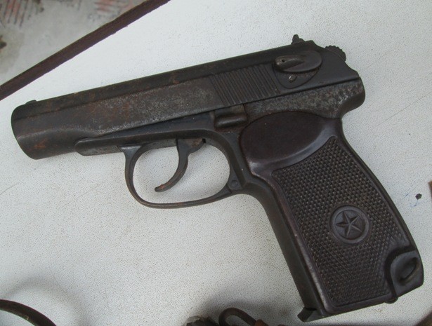 Công an tỉnh Thái Nguyên thu giữ được 8 khẩu súng liên quan đến vụ án. (Ảnh minh họa)