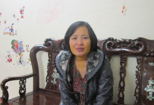 Chị Hoàng Thị Kim Dung.