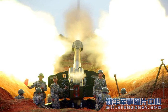 Đầu tháng 8 vừa qua một lữ đoàn pháo của Quân khu Thành Đô, lực lượng quân đội chịu trách nhiệm một khu vực lãnh thổ rộng lớn ở phía tây nam Trung Quốc đã tiến hành một cuộc diễn tập bắn đạn thật.