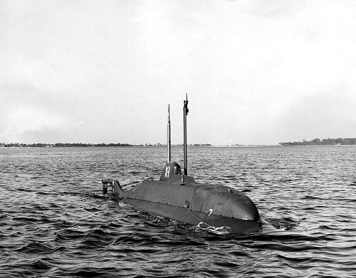 Tàu ngầm X1 của Hải quân Mỹ.