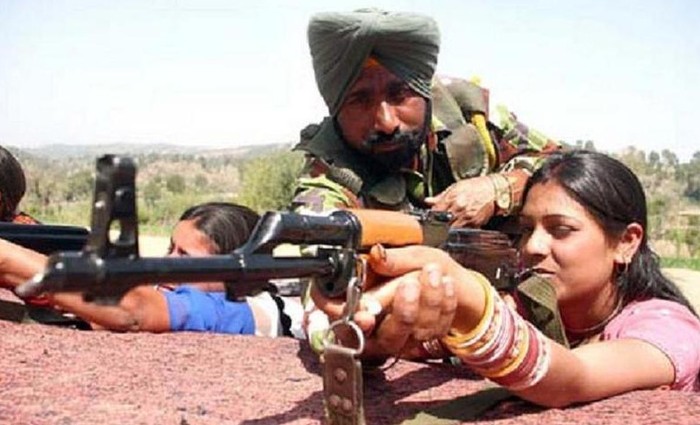 Lực lượng dân quân tự vệ của Ấn Độ tại khu vực Kashmir.