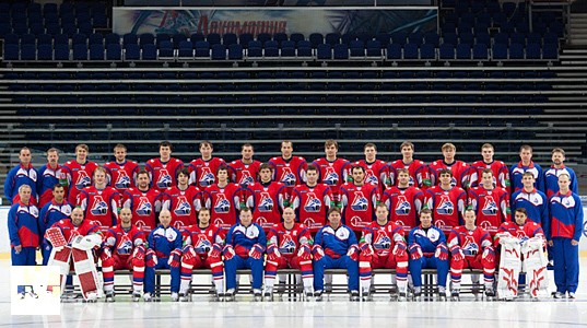 i hockey trên băng Lokomotiv HC Yaroslavl (Ảnh từ website của CLB)