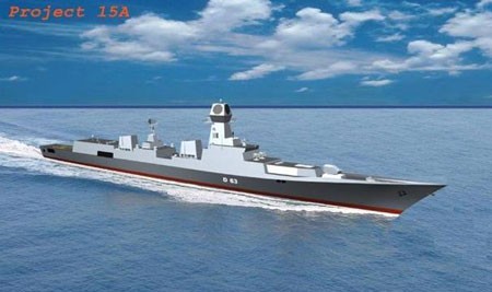 Project-15A có thiết kế rất hiện đại, tiêu biểu cho xu hướng tàng hình đang thịnh hành trên thế giới. Tàu khu trục lớp Kolkata có chiều dài là 163 mét, rộng 17,4 mét, tải trọng tiêu chuẩn 600 tấn.