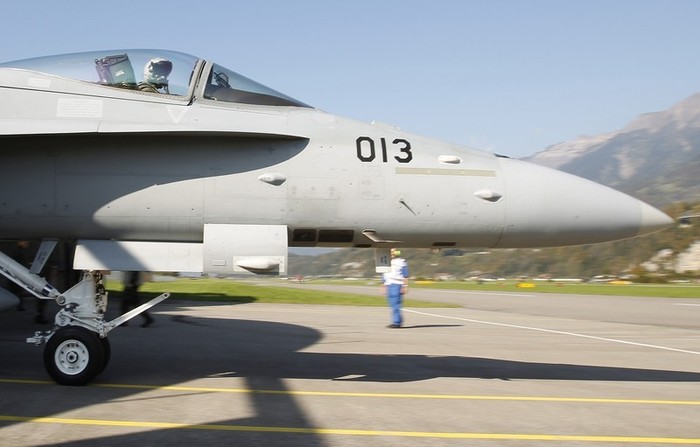 F/A-18 đóng tại Meiringen.