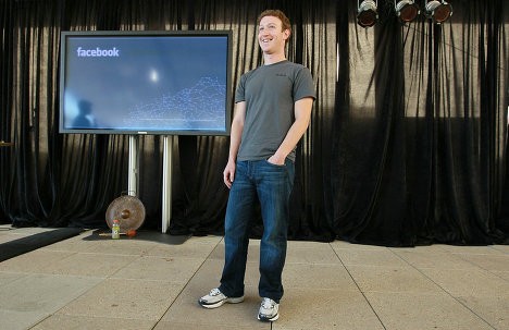 Nhà sáng lập mạng xã hội Facebook Mark Zucherberg.