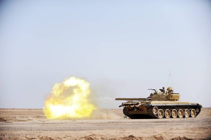 Tăng chiến trường T-72 của Lục quân Iraq