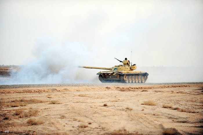 Tăng chiến trường T-72 của Lục quân Iraq