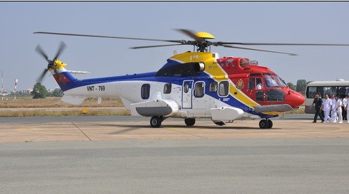 Trực thăng EC-225 mới của Hải quân Việt Nam