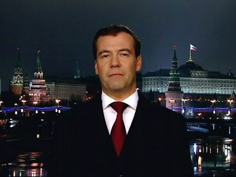 Tổng thống Nga Mevedev gửi lời chúc năm mới