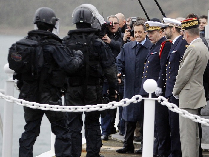 Đặc nhiệm Hải quân Pháp trong chuyến thăm của Tổng thống Nicolas Sarkozy