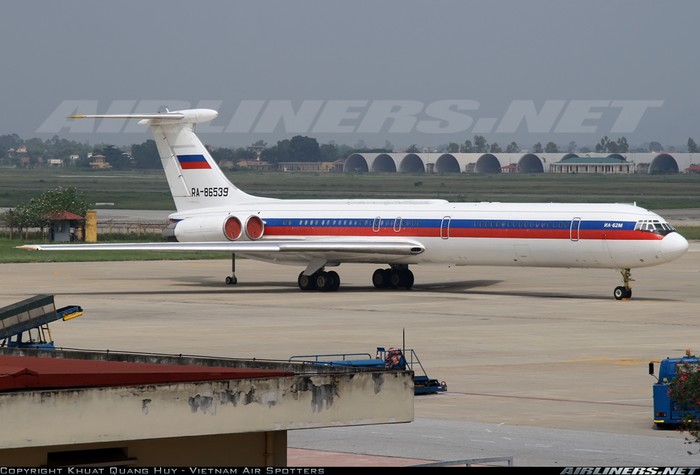 IL-62MK tại sân bay Nội Bài, Hà Nội