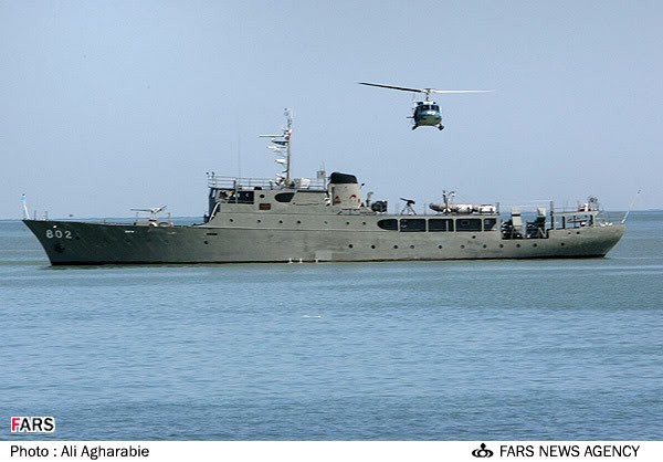 Tàu tuần tra mang tên lửa lớp Joshan của Iran.