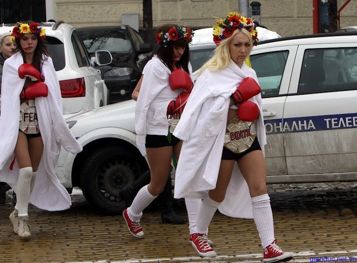 Phong trào FEMEN tại Sofia, Hungary