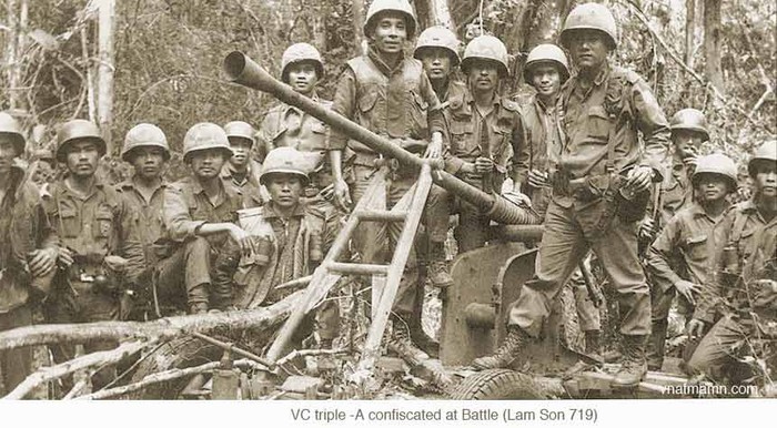 Vũ khí của Quân giải phóng miền Bắc bị Mỹ - Nguỵ thu được trong Chiến dịch Lam Sơn