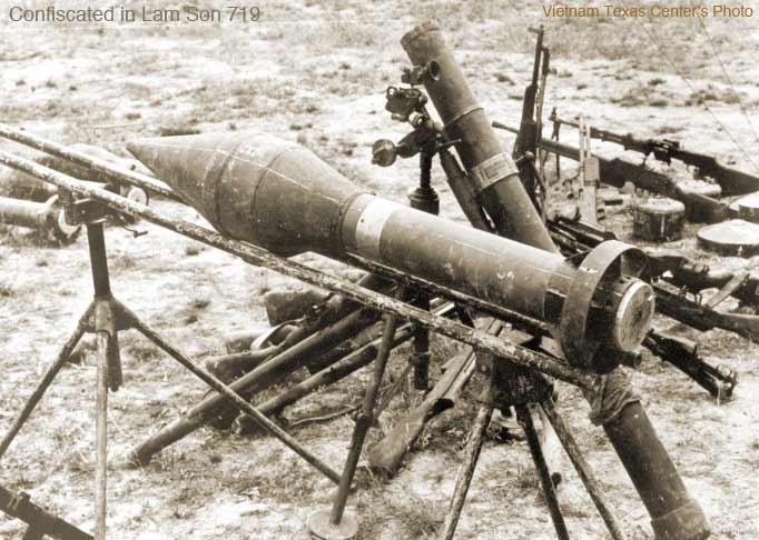 Vũ khí của Quân giải phóng miền Bắc bị Mỹ - Nguỵ thu được trong Chiến dịch Lam Sơn