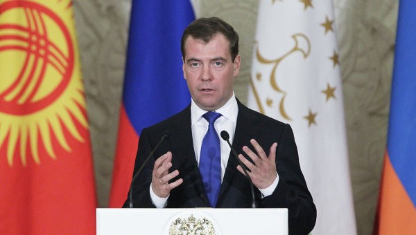 Tổng thống Nga Medvedev (ảnh RIA)