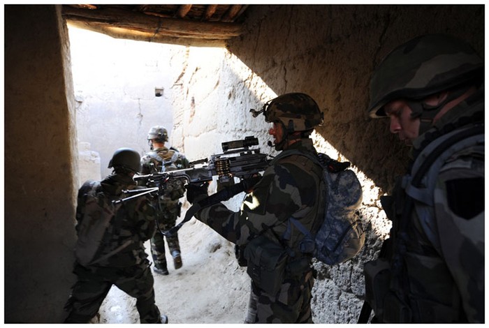 Lực lượng tác chiến của quân đội Pháp tại Afghanistan.