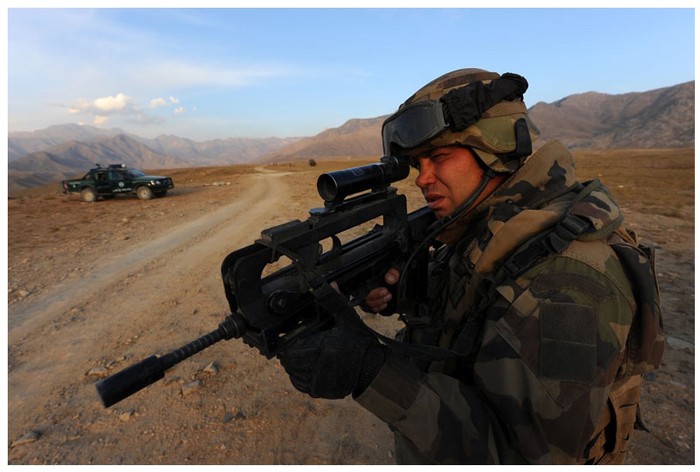 Lực lượng tác chiến của quân đội Pháp tại Afghanistan.