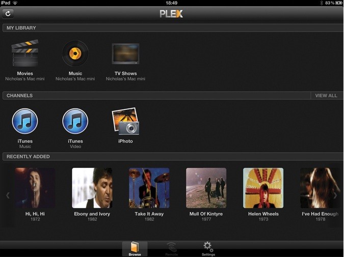 Phần mềm Plex rất tuyệt vời để chia sẻ nội dung đa phương tiện giữa máy Mac và thiết bị di động iOS.