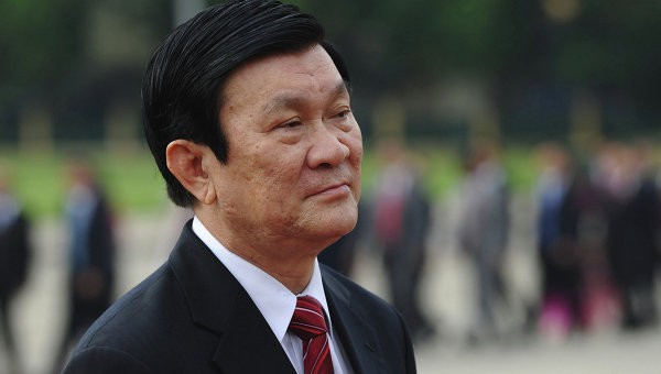 Chủ tịch nước Việt Nam Trương Tấn Sang (ảnh AFP/RIA)