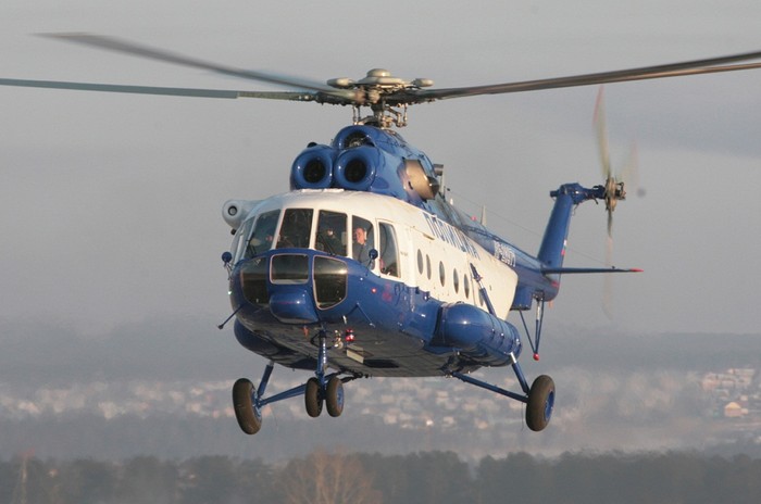Mi-8AMTs trước đó đã được trang bị cho lực lượng cảnh sát Nga