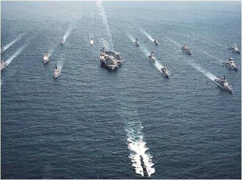 Cụm tấn công tàu sân bay, Hạm đội 7, Hải quân Mỹ đồn trú ở Đông Á