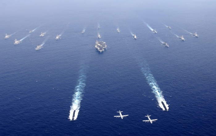 Hải quân Mỹ-Nhật tập trận năm 2010 (ảnh minh họa)
