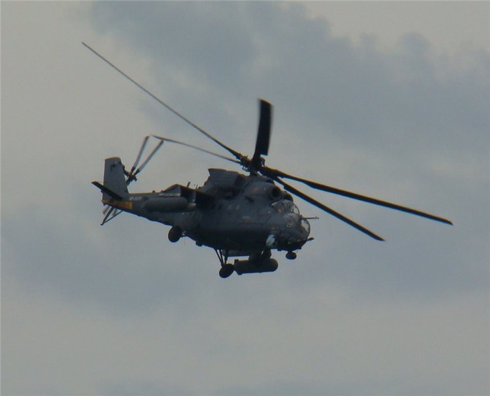 Trực thăng Mi-35 xuất hiện ở quân cảng Savastapol