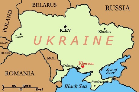 Kherson là một trong những thành phố cảng quan trọng của Ucraine bên bờ Biển Đen.